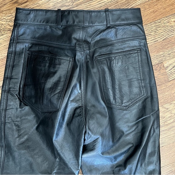 Vintage genuine leather pants - Picture 6 of 10
